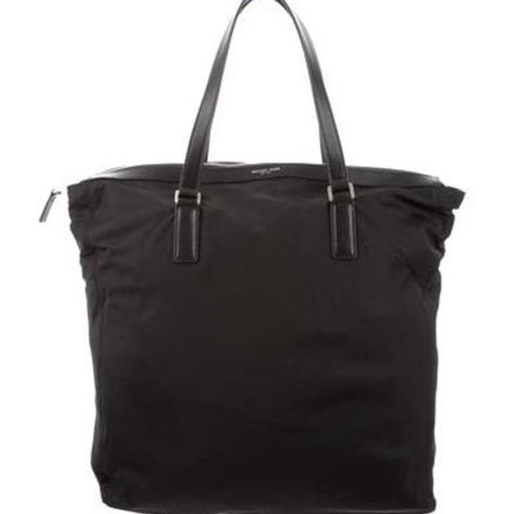 MICHAEL KORS KENT NYLON ZIP TOP TOTE HANDBAG GYM TRAVEL LAPTOP BAG - Picture 1 of 6